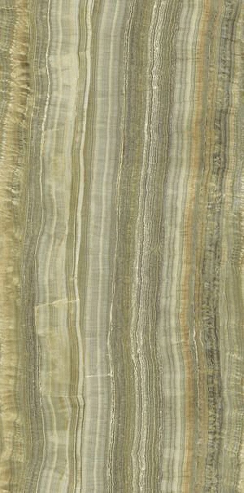 Green Onyx Vein Cut Lev Silk